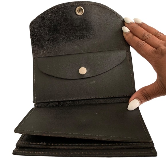 Vintage Harley Davidson Leather Wallet Bar and Shield Licensed Made in USA - Picture 6 of 9